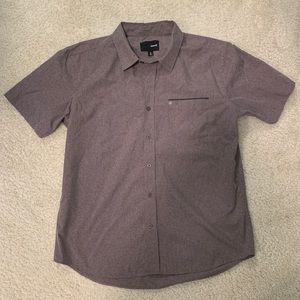 Mens Hurley Nike Dri Fit Button Down Shirt (L)
